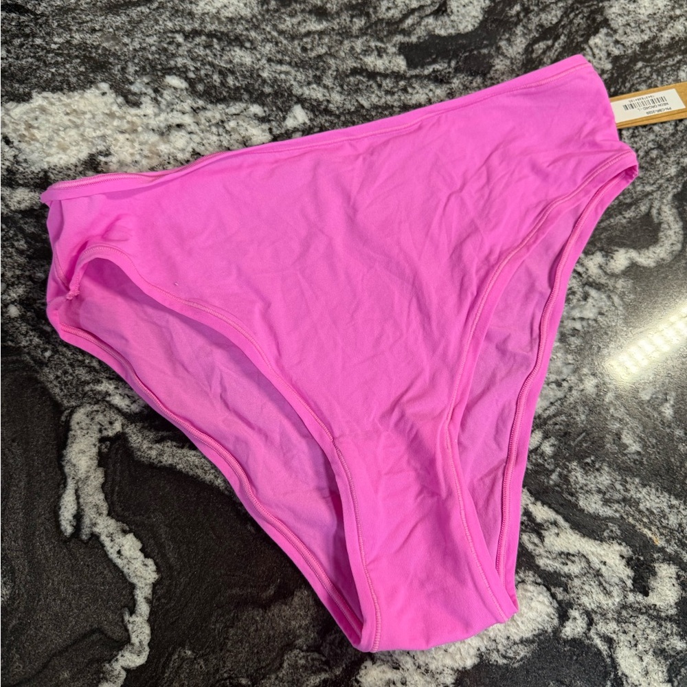SKIMS High Waisted Neon Orchid Vibrant Pink Bottom